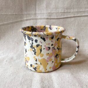 Crow Canyon Mug Crow Canyon Catalina Splatter Enamelware Mug Vintage Mug Cup Y2K